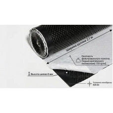 Профилированная дренажная мембрана HDPE 0,6 мм (С фильтром) 