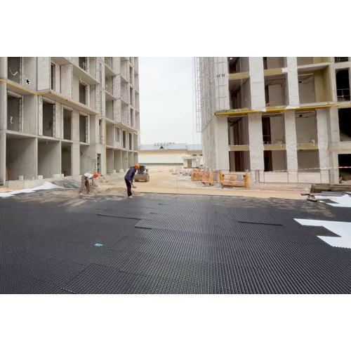 Мембрана профильная дренажная HDPE С перфорацией 25 мм