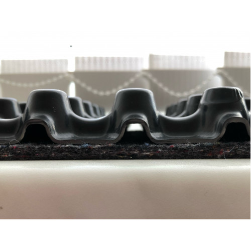 Мембрана профильная дренажная HDPE С перфорацией 25 мм