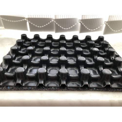 Мембрана профильная дренажная HDPE С перфорацией 25 мм