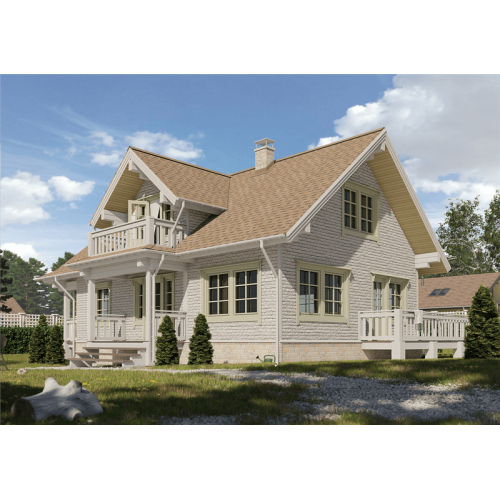 Сайдинг LUX под камень, Bergart, кокос