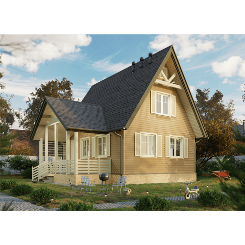 Сайдинг Premium, Корабельный брус, капучино