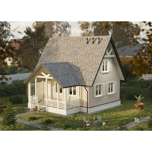 Сайдинг Premium, Корабельный брус, крем-брюле