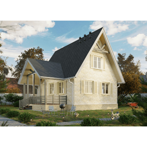 Колено 45˚ для водосточной трубы LUX, пломбир