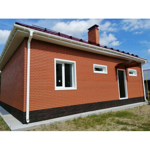 Колено 45˚ для водосточной трубы LUX, пломбир