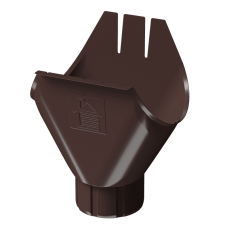 Водосточная воронка желоба Stal Premium, шоколад